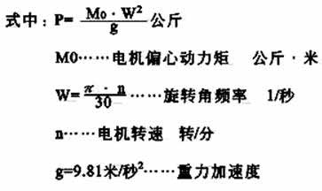 YZDS系列振動篩公式: